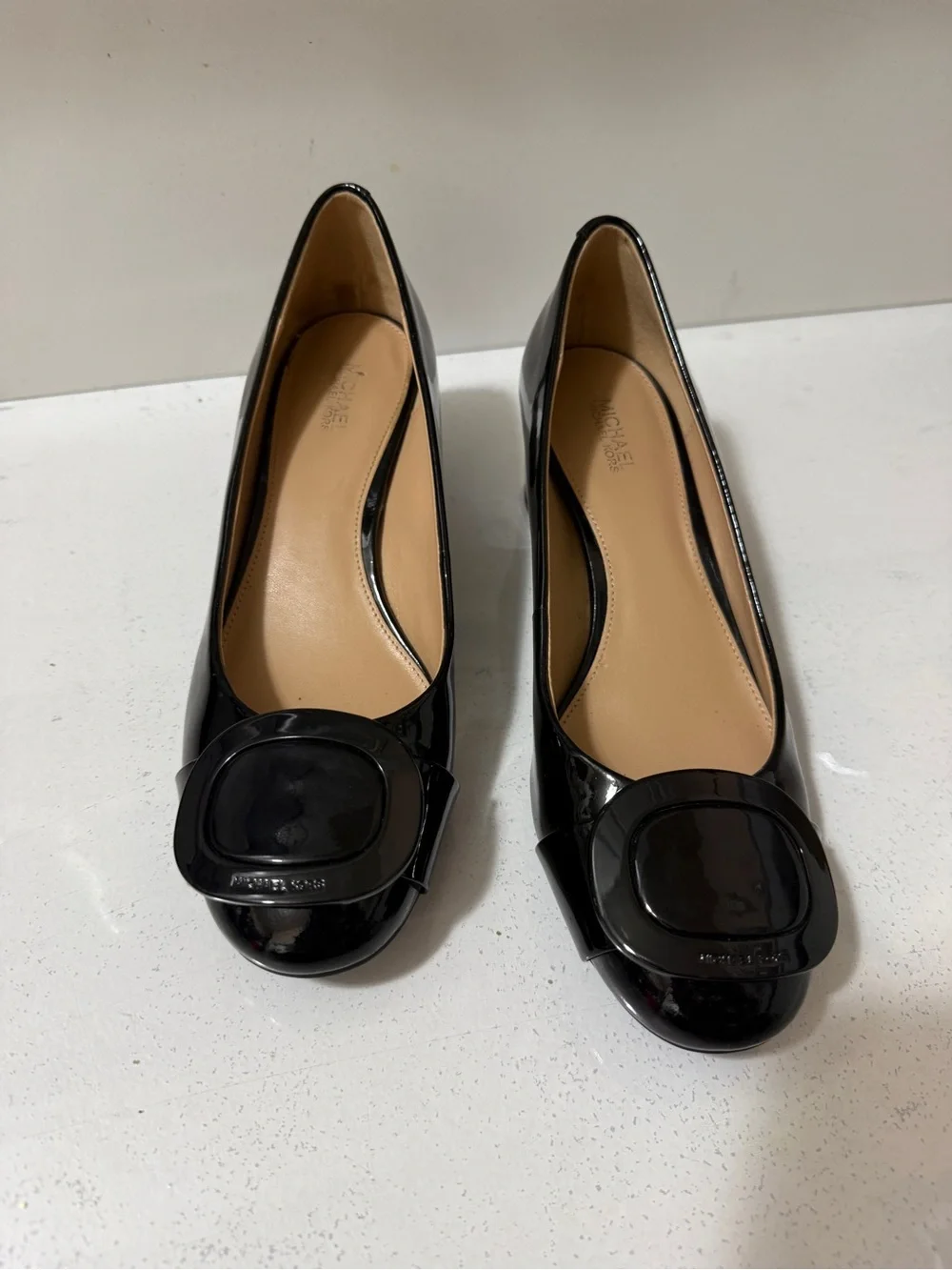 Michael Kors Black Patent Leather Ballet Flats